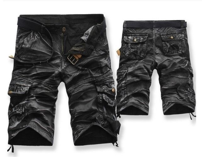 Men's Cargo Shorts Lightweight Cotton Summer Multi Pocket Shorts