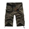 Men's Cargo Shorts Lightweight Cotton Summer Multi Pocket Shorts